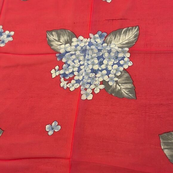 Hanae Mori Silk Scarf - Picture 3 of 4